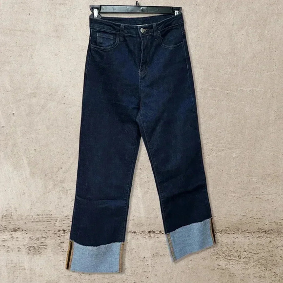 Saints and Hearts High Rise Straight Leg Jean - Picture 1 of 4